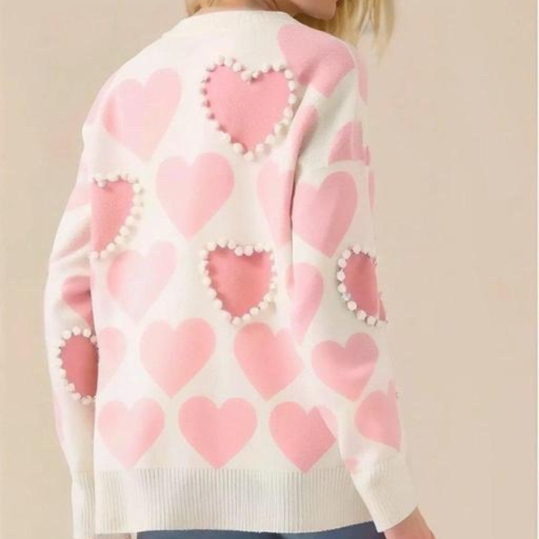 Bloom in Heart Sweater