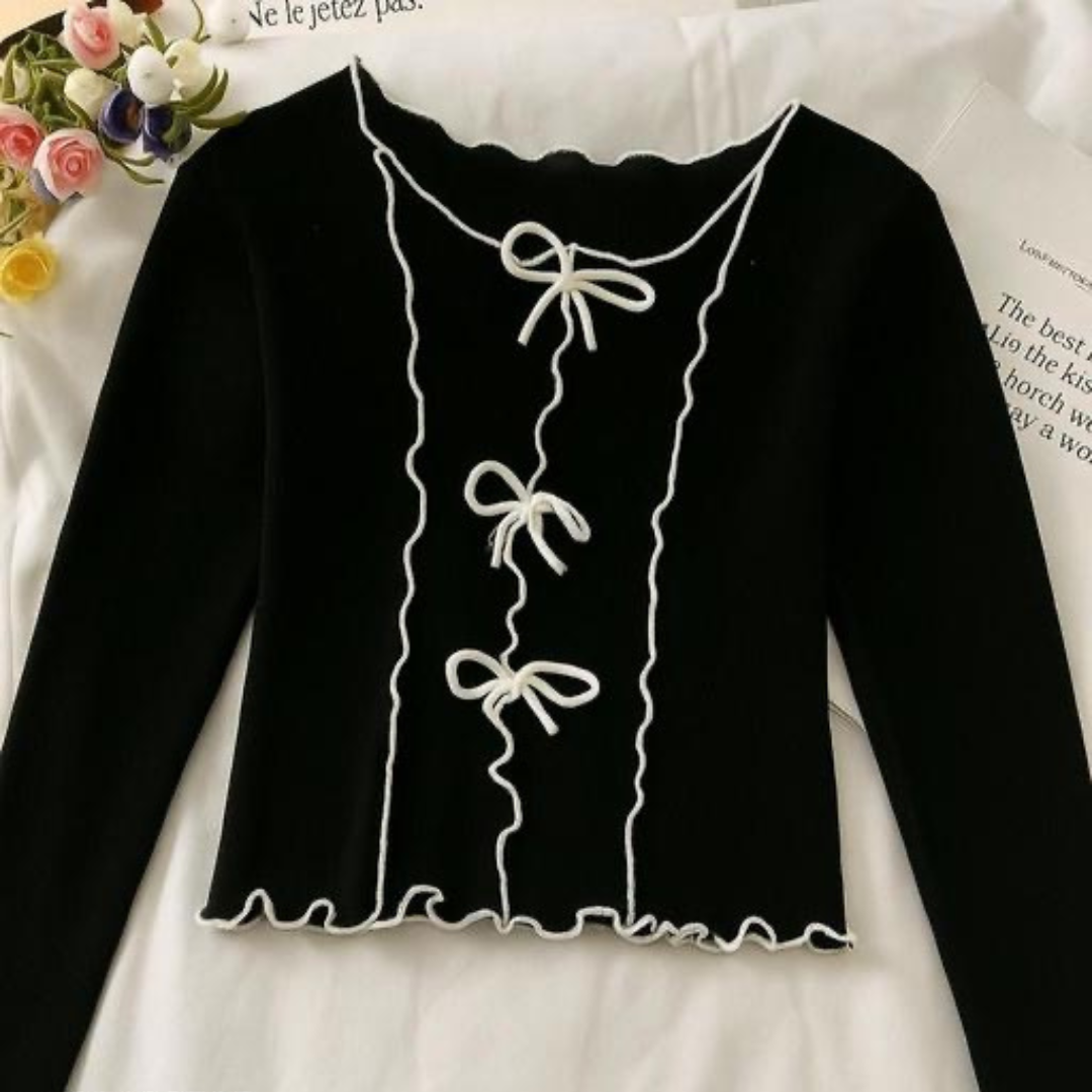 Cutesy Ribbon Top