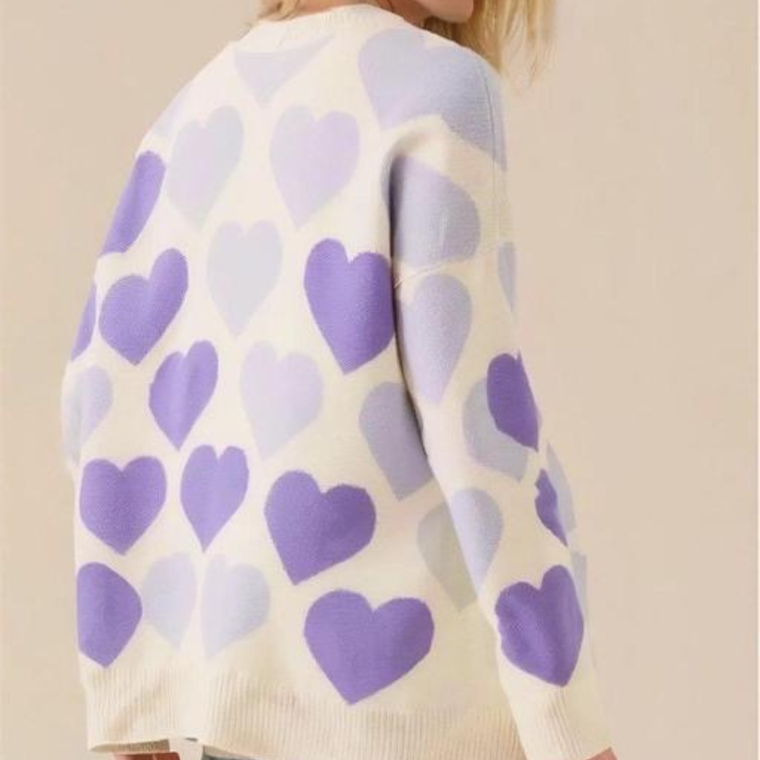 Bloom in Heart Sweater